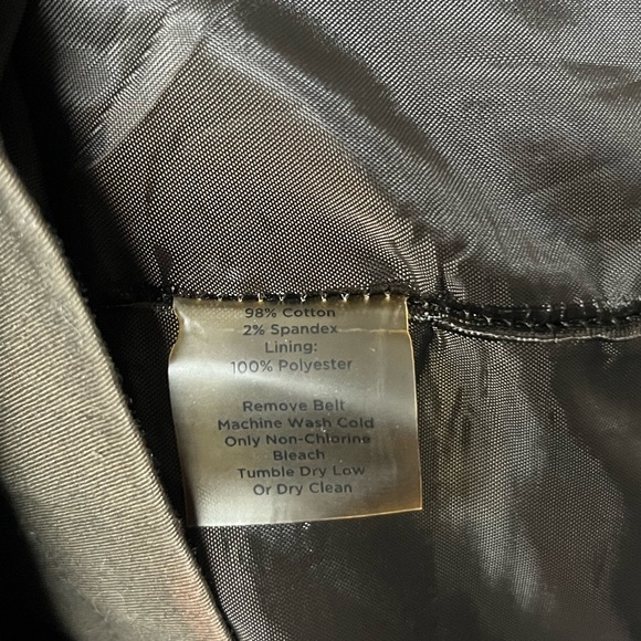 Talbots Elegant Olive Green Sleeveless Dress - Picture 3 of 4